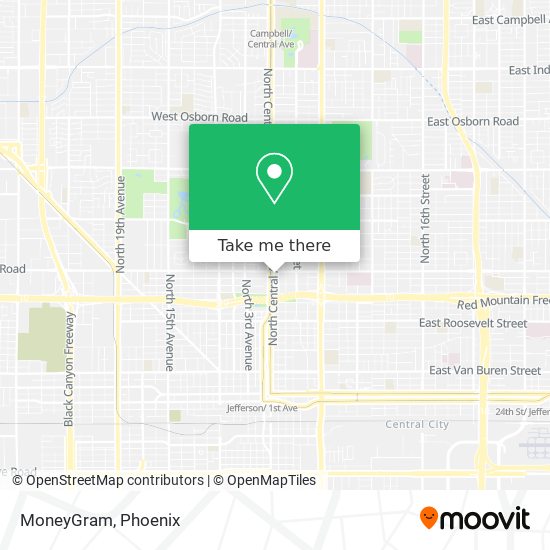 MoneyGram map