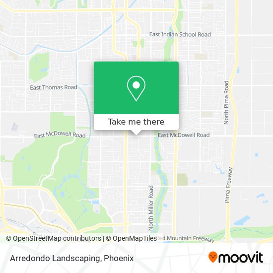 Arredondo Landscaping map