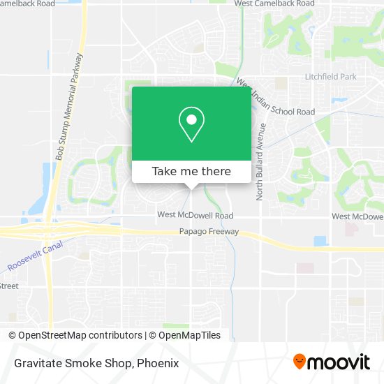 Gravitate Smoke Shop map