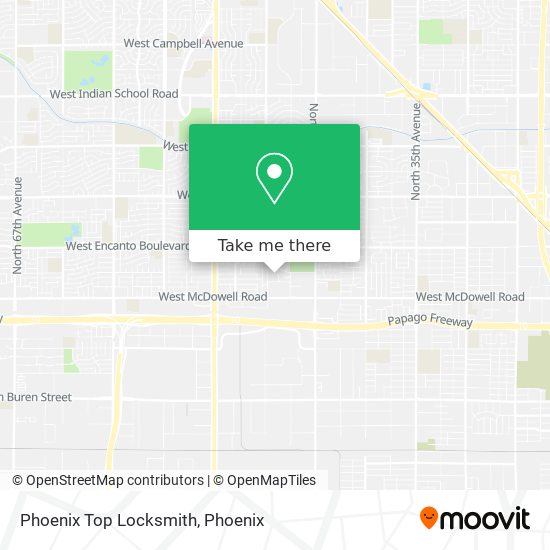 Mapa de Phoenix Top Locksmith