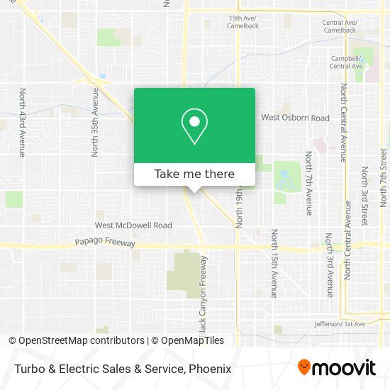 Turbo & Electric Sales & Service map