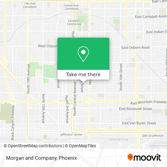 Mapa de Morgan and Company