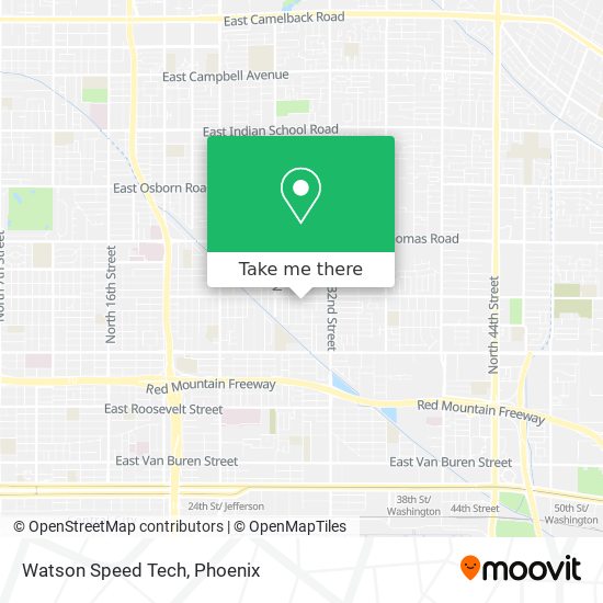 Watson Speed Tech map