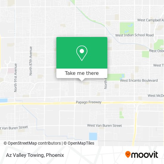 Mapa de Az Valley Towing