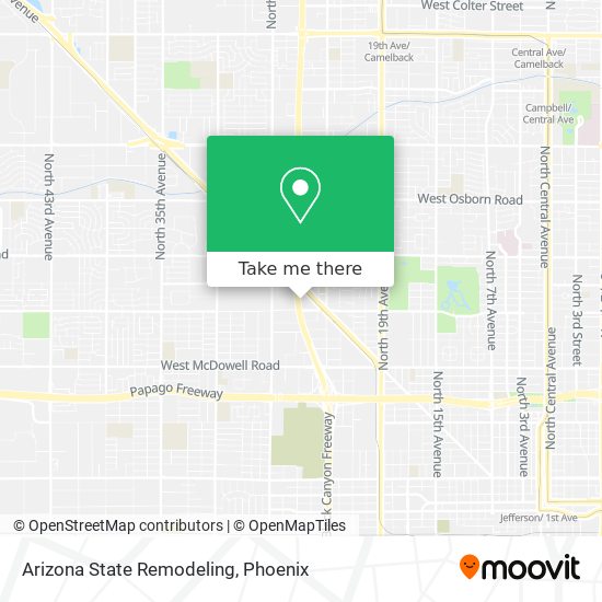 Arizona State Remodeling map