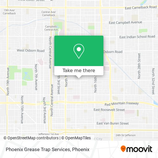 Phoenix Grease Trap Services map