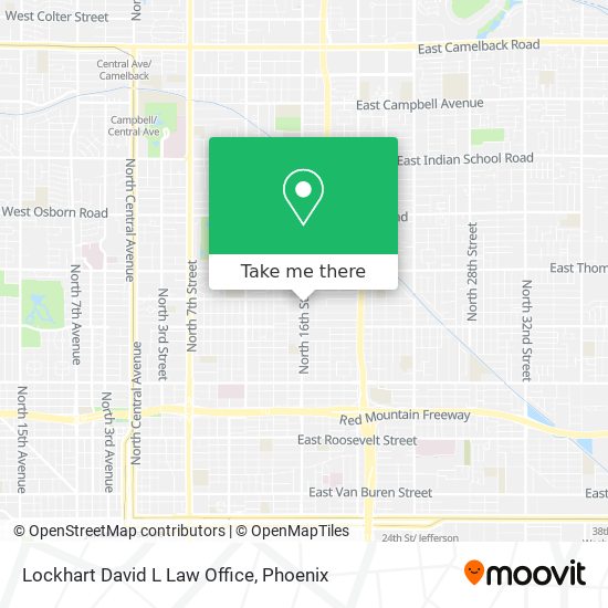 Lockhart David L Law Office map