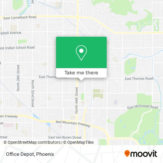 Office Depot map