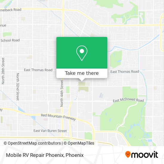 Mobile RV Repair Phoenix map