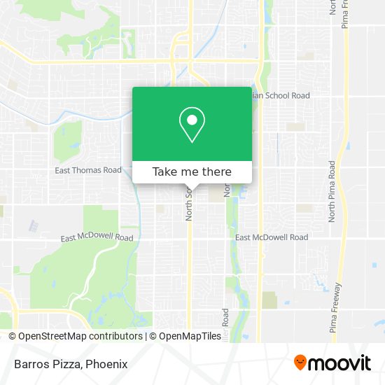 Barros Pizza map