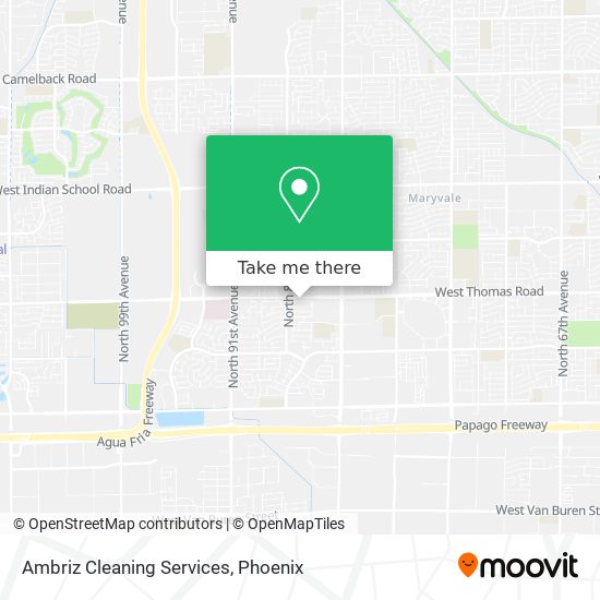 Mapa de Ambriz Cleaning Services