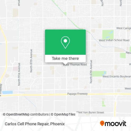 Mapa de Carlos Cell Phone Repair