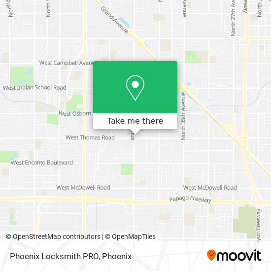 Phoenix Locksmith PRO map