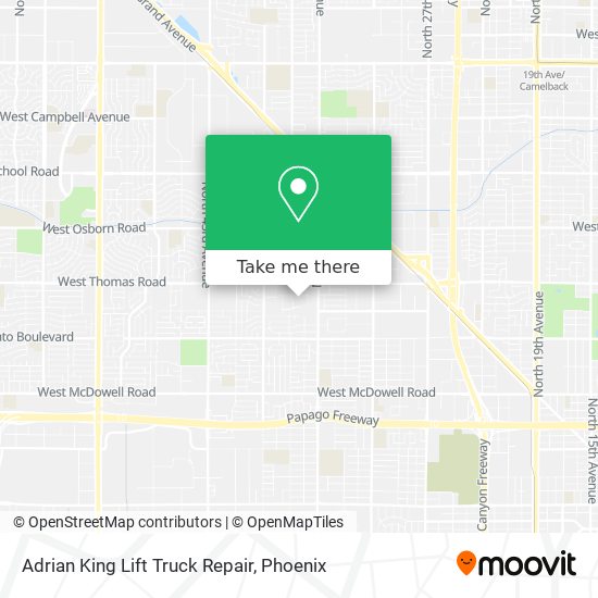 Mapa de Adrian King Lift Truck Repair