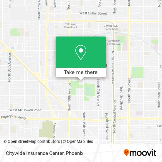 Mapa de Citywide Insurance Center