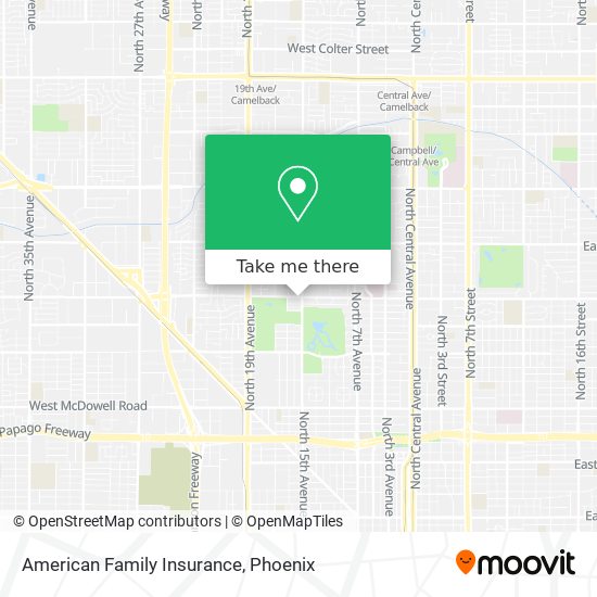 American Family Insurance map