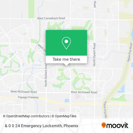 & 0 0 24 Emergency Locksmith map