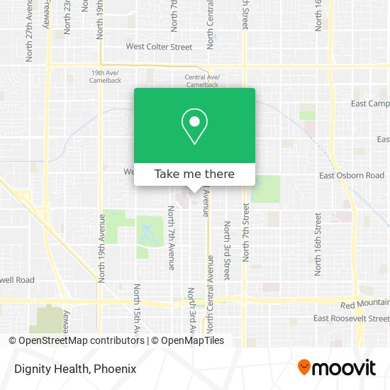 Dignity Health map