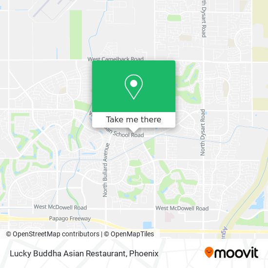 Mapa de Lucky Buddha Asian Restaurant