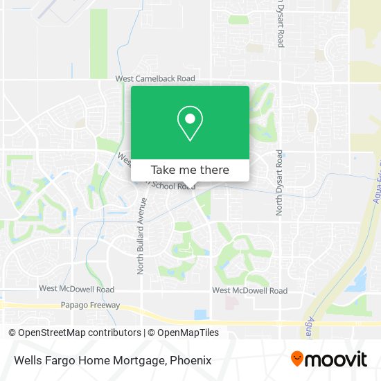 Mapa de Wells Fargo Home Mortgage