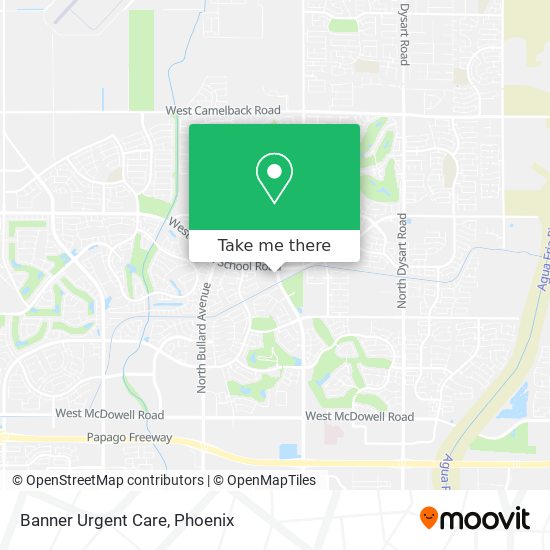 Banner Urgent Care map