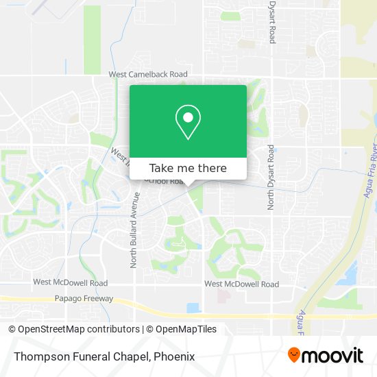 Mapa de Thompson Funeral Chapel