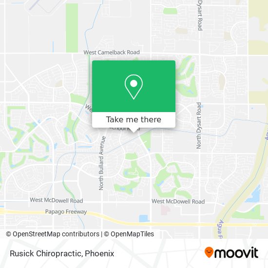 Rusick Chiropractic map