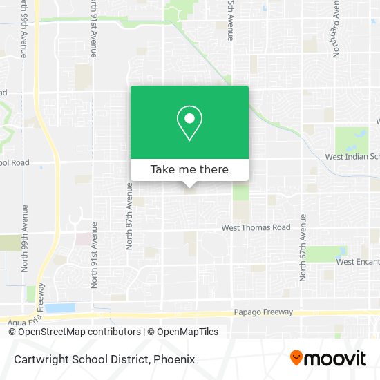 Mapa de Cartwright School District