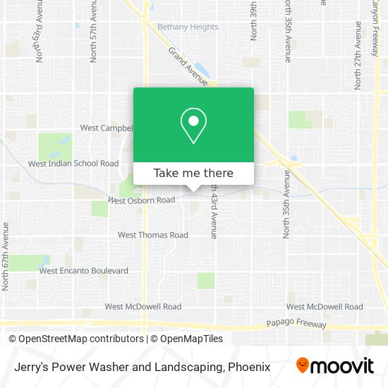 Jerry's Power Washer and Landscaping map