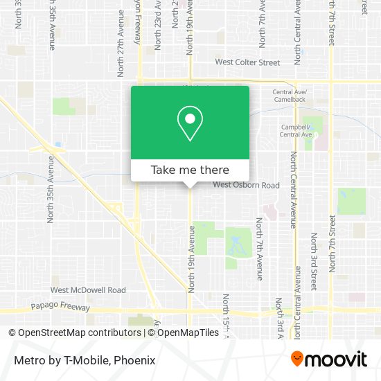 Metro by T-Mobile map