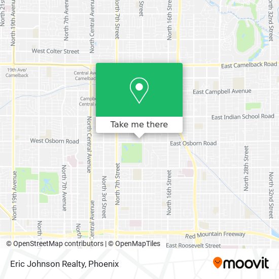 Eric Johnson Realty map