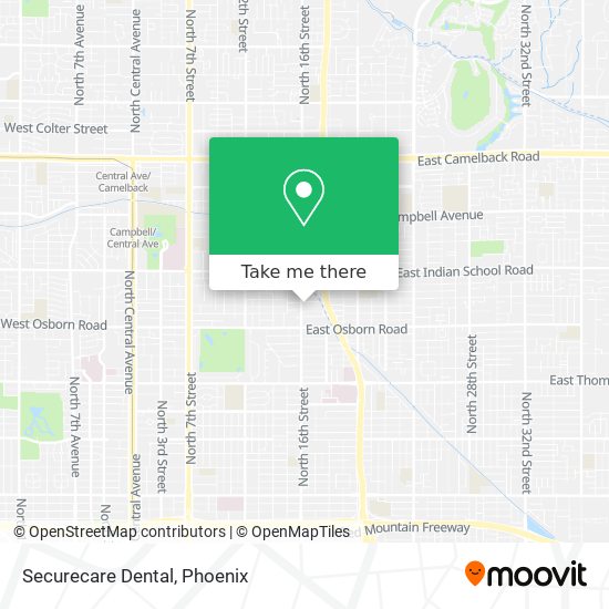 Securecare Dental map