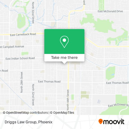 Driggs Law Group map