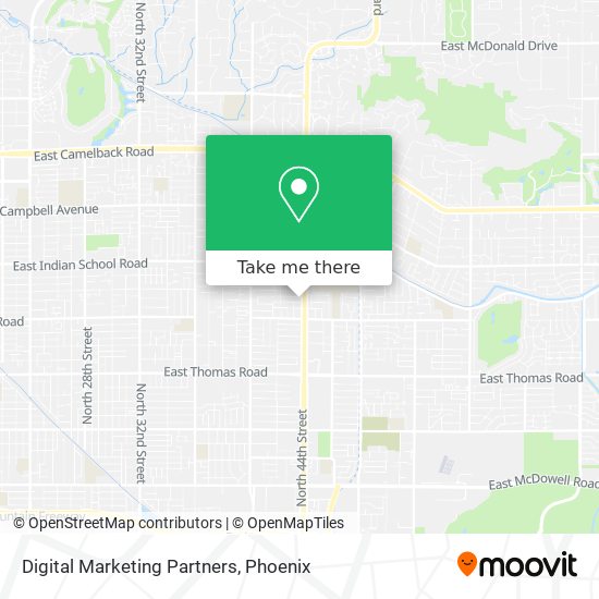 Digital Marketing Partners map