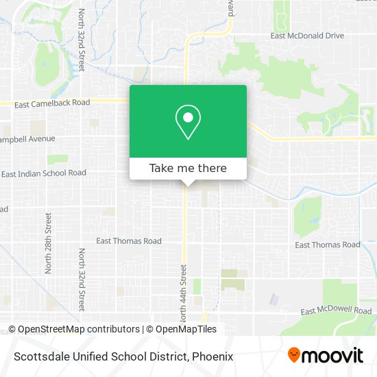 Scottsdale Unified School District map