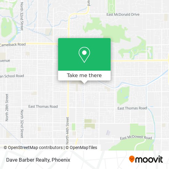 Dave Barber Realty map