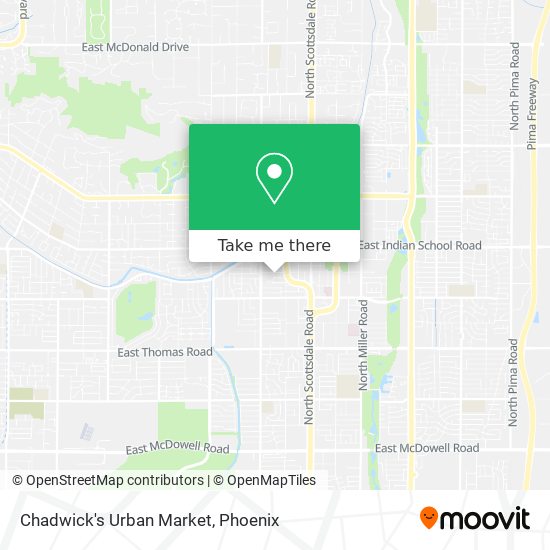 Chadwick's Urban Market map