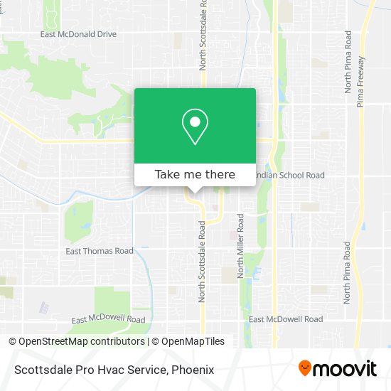 Scottsdale Pro Hvac Service map