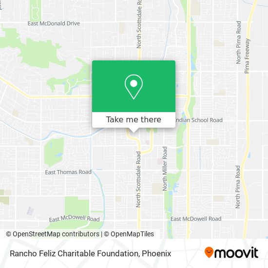 Rancho Feliz Charitable Foundation map