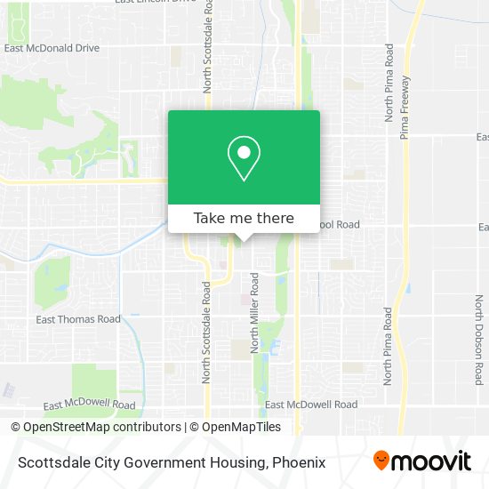 Mapa de Scottsdale City Government Housing