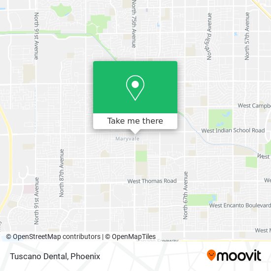 Tuscano Dental map