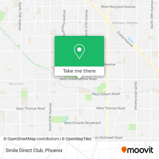 Mapa de Smile Direct Club