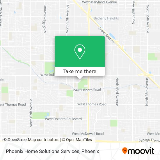 Mapa de Phoenix Home Solutions Services