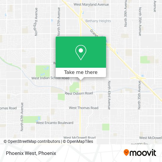 Phoenix West map