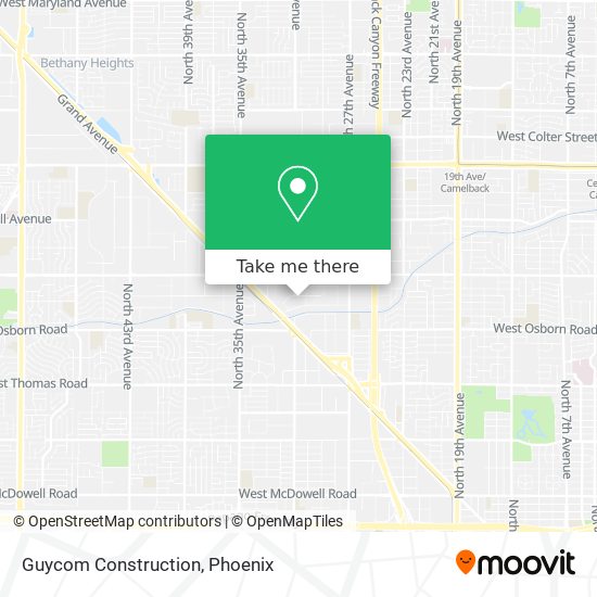 Guycom Construction map