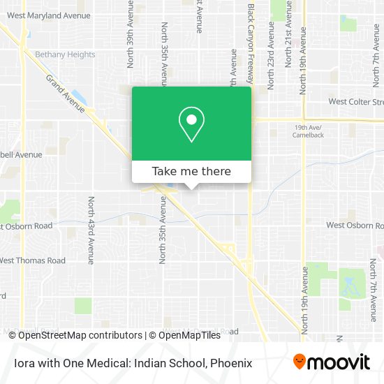 Mapa de Iora with One Medical: Indian School
