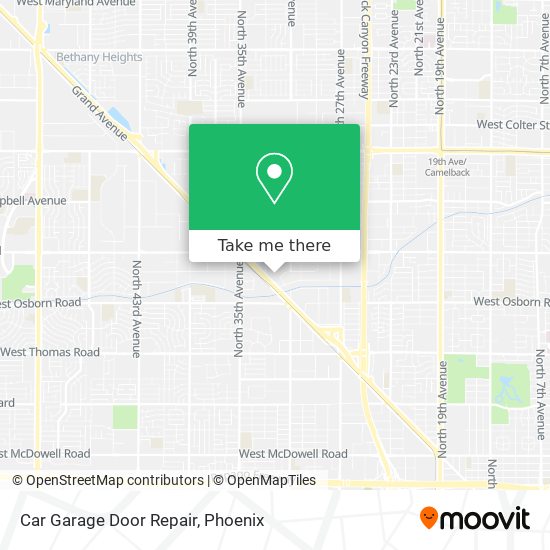 Car Garage Door Repair map