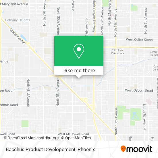 Bacchus Product Developement map