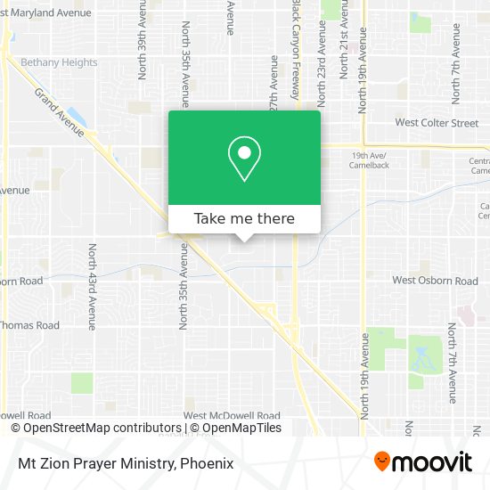 Mt Zion Prayer Ministry map