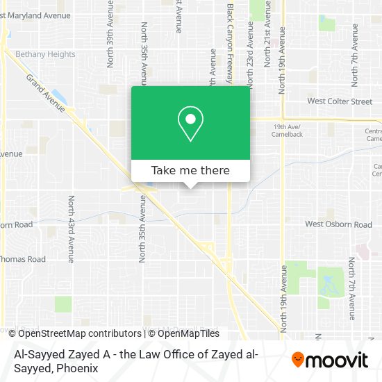 Mapa de Al-Sayyed Zayed A - the Law Office of Zayed al-Sayyed